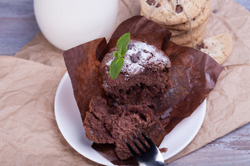 blackberry cupcake