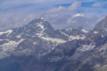 Fototapeta na wymiar Matterhorn massif, Alps in Switzerland