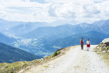 Fototapeta na wymiar Patscherkofel peak near Innsbruck, Tyrol, Austria.