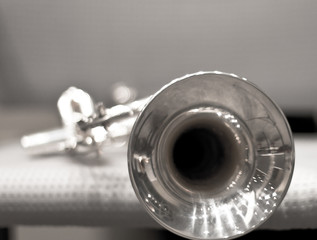 wind instrument. Trumpet. Concert Hall. Wind Instruments