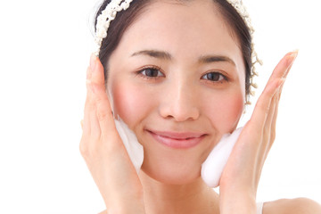 Asian woman skincare image