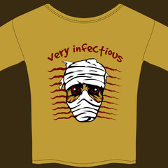Very Infectious t-shirt design template