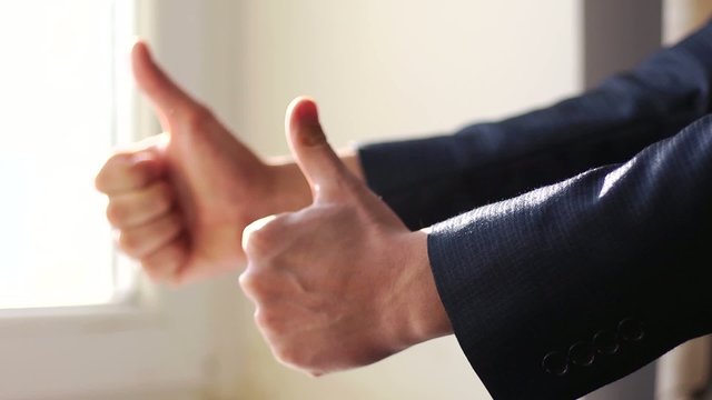 Business well done sign gesture