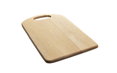 Kitchen cutting board isolated on white background