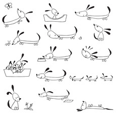 Naklejka premium doggy