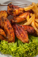 Roasted chicken.
