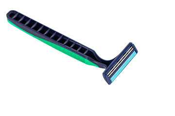 shaving razor isolated on a white background