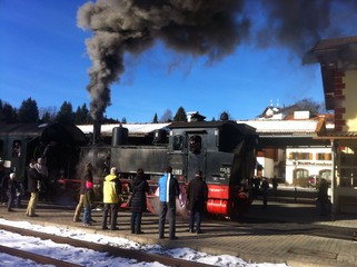 Fototapeta premium Dampflok