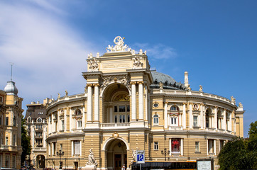 Opera theater in Odessa, Ukraine