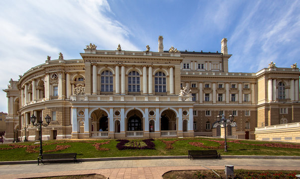 Opera theater in Odessa, Ukraine