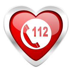emergency call valentine icon 112 call sign