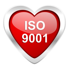 iso 9001 valentine icon