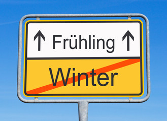Obraz premium Frühling statt Winter