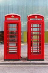 Obraz premium Phone booths