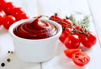 Foto op Plexiglas Tomato sauce © fortyforks