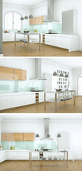 moderne Küche Interieur Design