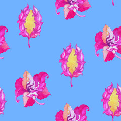 seamless pattern element of flower-like images 4