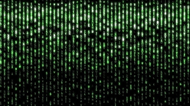 matrix binary code 4k