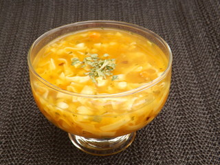 asiatische Nudelsuppe