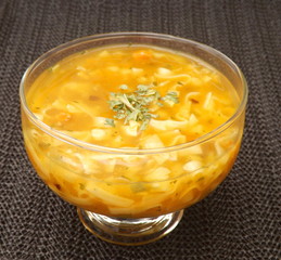 asiatische Nudelsuppe