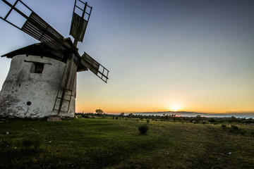 Windmill at Sunset