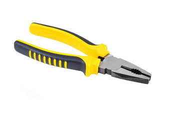 New contemporary pliers, isolated on white background
