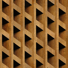 Abstract paneling blocks stacked for seamless background