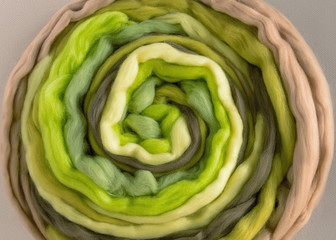 Obraz premium colored wool for felting