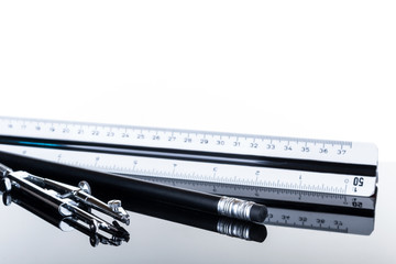 Zirkel Stift Ma&szlig;stab