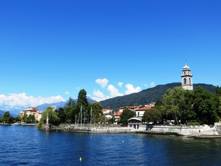Fototapeta na wymiar Pallanza Verbania - Lago Maggiore