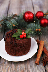 Delicious chocolate cake