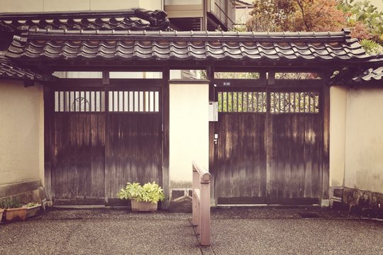 Japanese entrance house