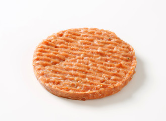 Fresh burger patty