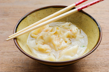 Shrimps Wonton Soup