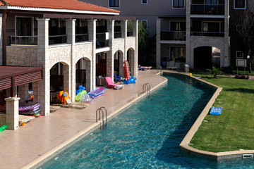 Resort apartments in Greece