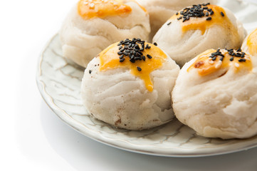 Chinese Pastry or Moon cake, dessert for Chinese new year.
