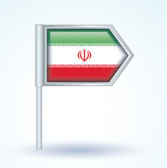 Flag of Iran, vector illustration