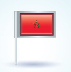 Flag of Morocco, vector illustration