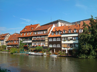 Fototapeta na wymiar Klein-Venedig in Bamberg
