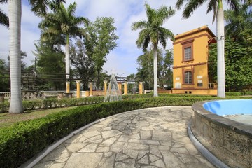Fototapeta premium tamatan Rural School gardens - Mexico