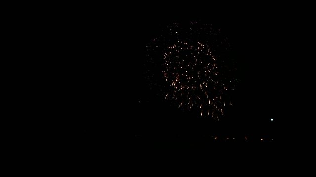 fireworks in Alghero, Sardinia