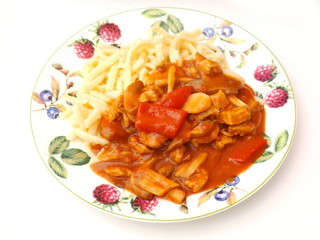 Gulasch mit Spätzle