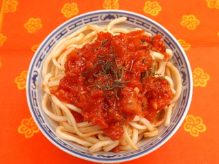 Nudeln in Tomatensauce
