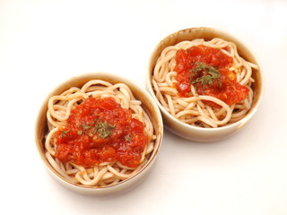 Nudeln in Tomatensauce