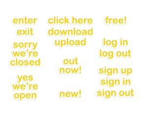 web sticker paper button icon