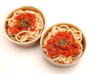 Nudeln in Tomatensauce