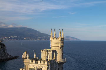 The well known castle Swallow's Nest in Yalta, Russia