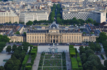Naklejka premium Paris city view