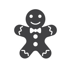 Gingerbread man icon