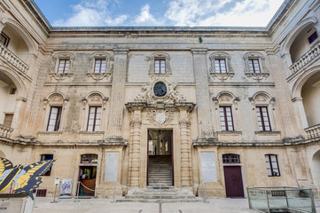 Fototapeta na wymiar Vilhena Palace in Mdina, Malta